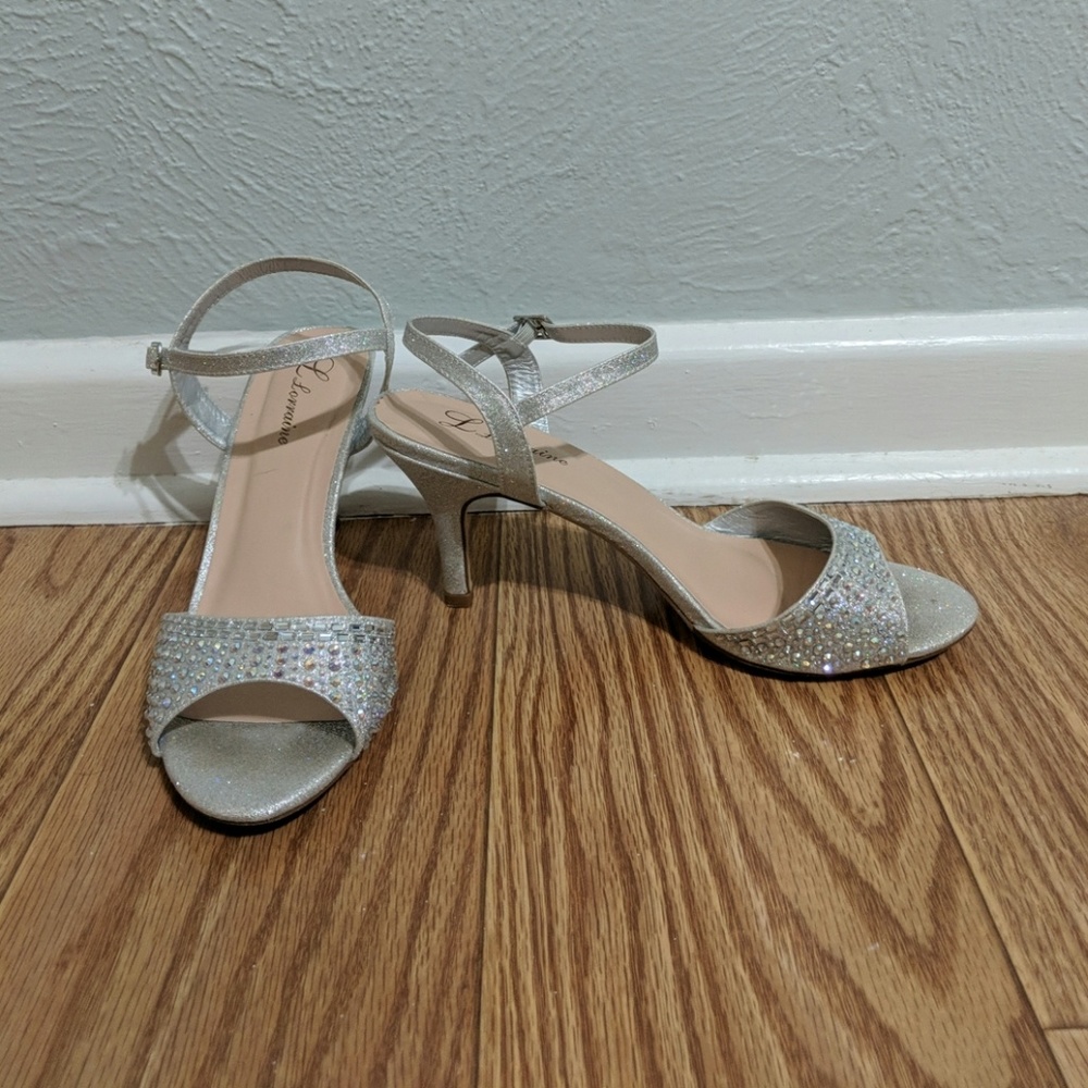 Silver heels